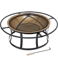 Fireplace with a Lid Cattara Etna