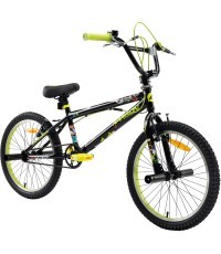 Dviratis Karbon BMX 20 black-lime