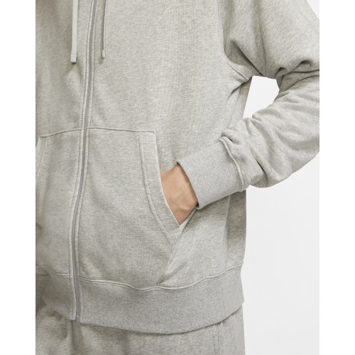 Мужская толстовка Nike NSW Club Hoodie FZ FT, серая, BV2648 063