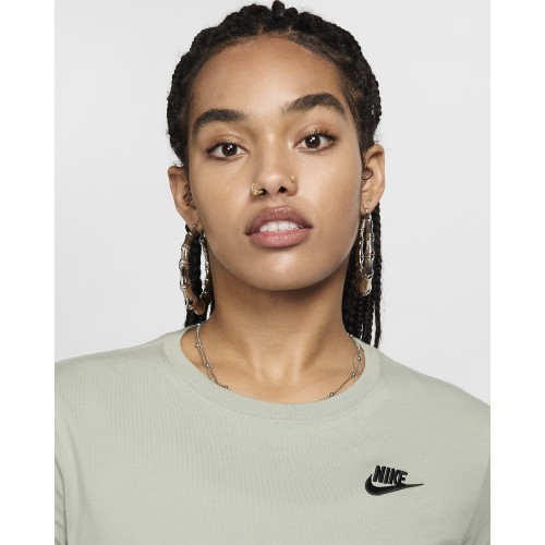 Nike W NSW Club SS Tee women's T-shirt, green, DX7902 370