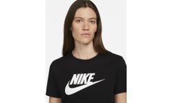 Женская футболка Nike W NSW Club SS Tee Icn Ftra черная DX7906 010