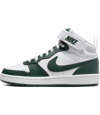 Nike Avalynė Paaugliams Court Borough Mid 2 White Green CD7782 119