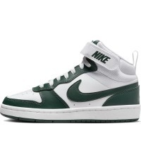 Nike обувь для подростков Court Borough Mid 2 White Green CD7782 119