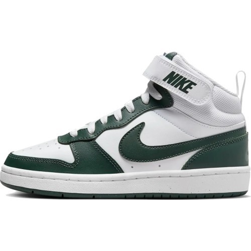 Nike обувь для подростков Court Borough Mid 2 White Green CD7782 119