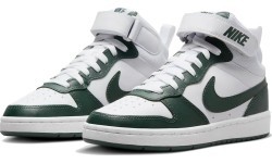 Nike обувь для подростков Court Borough Mid 2 White Green CD7782 119