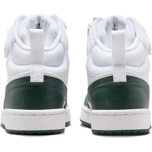 Nike обувь для подростков Court Borough Mid 2 White Green CD7782 119