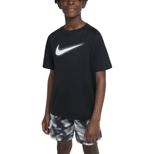 Nike Marškinėliai Paaugliams B Nk Df Multi+ Ss Top Hbr Black DX5386 010