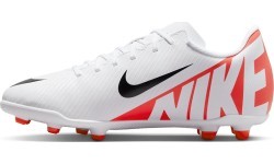 Футбольные бутсы Nike Jr Vapor 15 Club FG/MG для подростков белые DJ5958 600