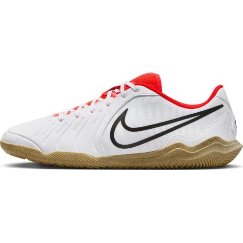 Nike Jr Legend 10 Club IC Football Shoes White Red DV4343 100