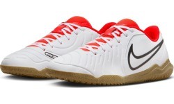 Nike Jr Legend 10 Club IC Football Shoes White Red DV4343 100