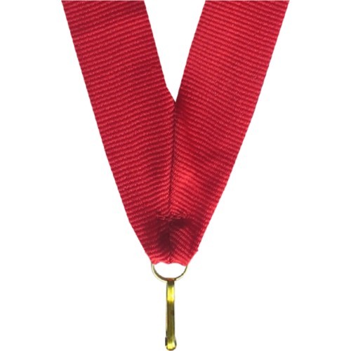 Medal Ribbon V8 Red 1cm