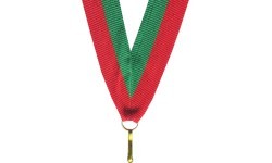 Лента для медали V2 Красная/Зелёная 2cm