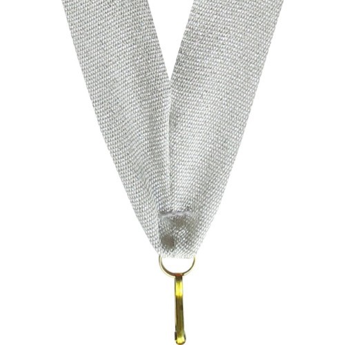 Medal ribbon V8/C silver 1cm