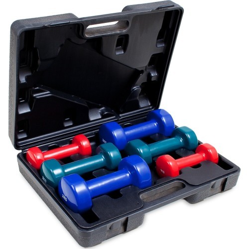 KROON Vinyl Dumbbell set 12kg