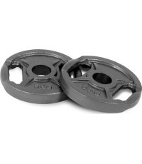Ketaus olimpinių svorio diskų komplektas KROON 5–25 kg - 5 kg