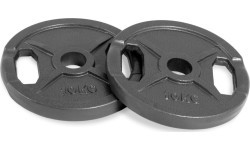 Ketaus olimpinių svorio diskų komplektas KROON 5–25 kg - 20 kg