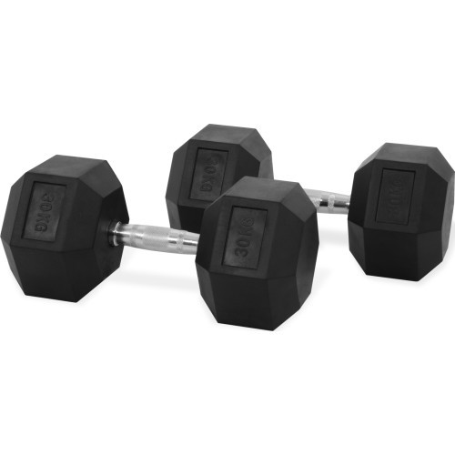 Hastings šešiakampiai hanteliai, 30 kg, komplektas