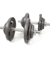 Reguliuojami hanteliai Kroon, 2 x 20 kg