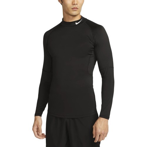 Nike Men's T-Shirt M NP DF Tight LS Mock Black FB7908 010