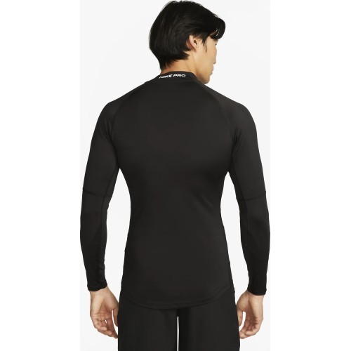 Nike Men's T-Shirt M NP DF Tight LS Mock Black FB7908 010