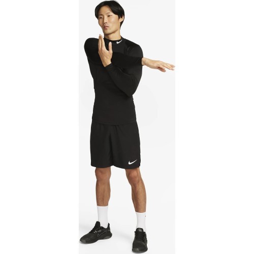 Nike Marškinėliai Vyrams M Np Df Tight Ls Mock Black FB7908 010
