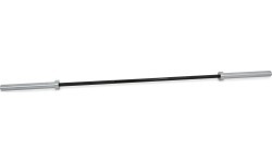 Pivot Fitness MPB2802 profesionalus olimpinis grifas, juodas cinkas