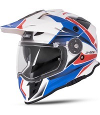 Motociklininko šalmas W-TEC Valso Graphic - White-Red-Blue