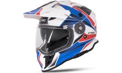 Motorcycle Helmet W-TEC Valso Graphic - Red/White/Blue