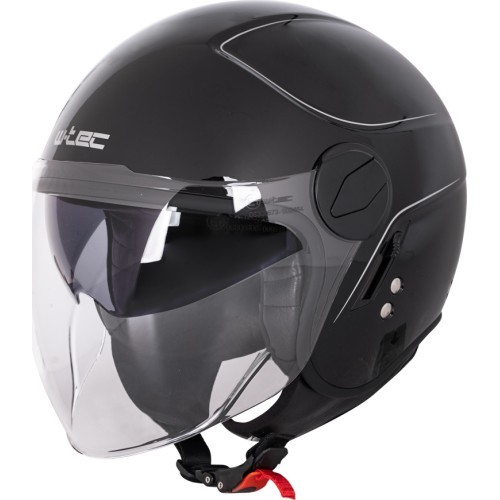 Scooter Helmet W-TEC Vernante - Glossy Black