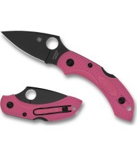 Sulankstomas peilis Spyderco C28FPPNS30VBK2 Dragonfly 2, rožinis