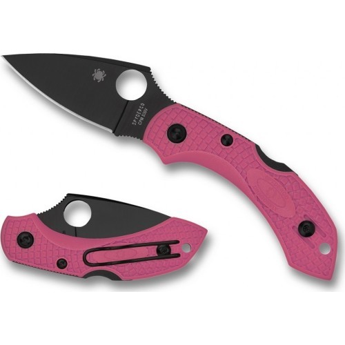 Folding Knife Spyderco C28FPPNS30VBK2 Dragonfly 2, Pink