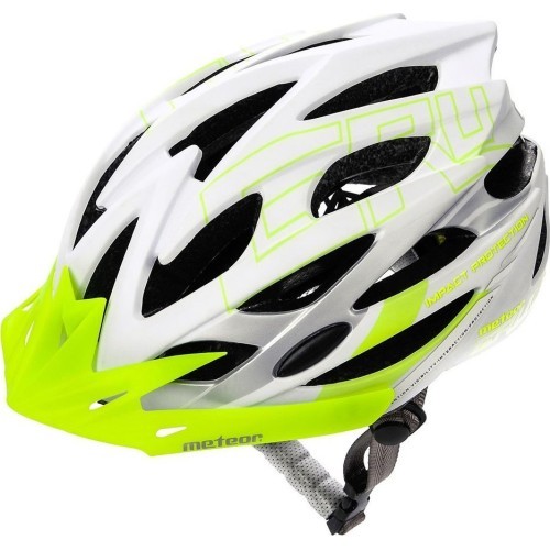 cycling helmet gruver - White/green