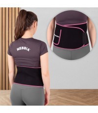 Neopreninis diržas inSPORTline Waistpire - Rožinė