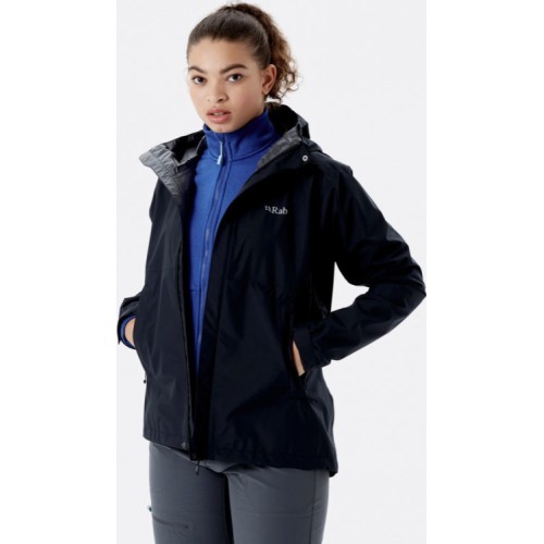 Women's Rain Jacket Rab Downpour Eco Jacket - Juoda