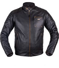 Vasarinė odinė moto striukė W-TEC Gradac - Juoda