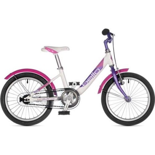 Author Bello 16'' 'Junior bike - White/Lilac