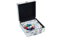 Домино Longfield Mexican Train Double 12 в алюминиевом кейсе