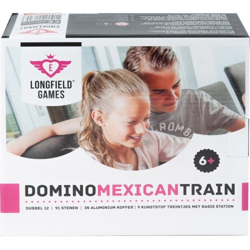 Домино Longfield Mexican Train Double 12 в алюминиевом кейсе