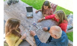 Домино Longfield Mexican Train Double 12 в алюминиевом кейсе