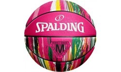 Krepšinio kamuolys Spalding Marble Series, rožinis (6 dydis)