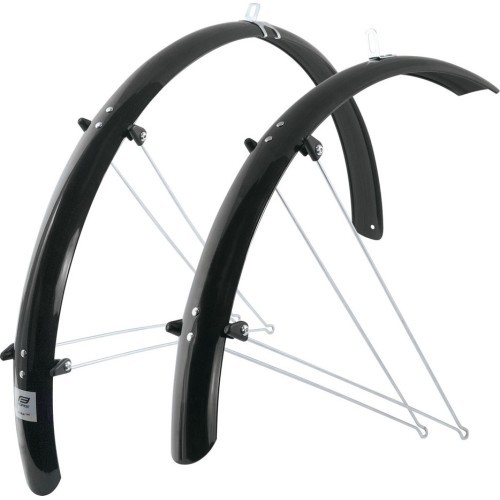 Mudguard set, 28" FORCE 58 Aluflex, 58mm (black)