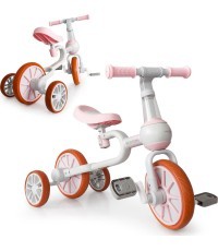 Balansinis dviratukas Ecotoys 4in1, su pedalais ir šoniniais ratukais