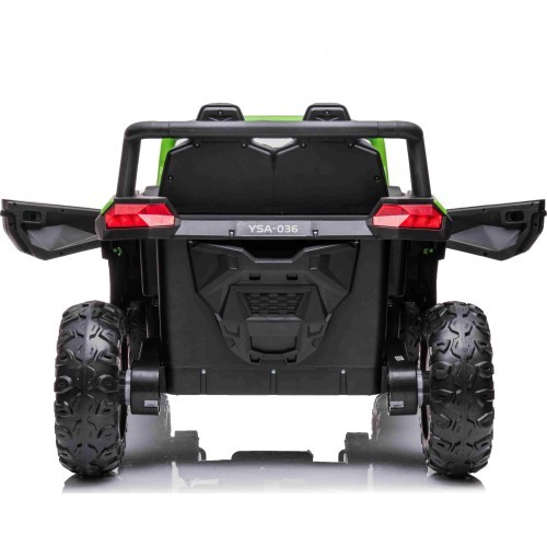 Elektrinis vaikiškas automobilis Buggy UTV 2000M Racing Green