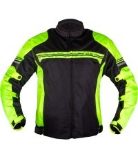 Summer moto jacket W-TEC Dexter - Black / Green