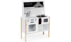 Medinė virtuvėlė vaikams su garsais ir šviesomis ECOTOYS