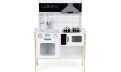 Деревянная кухня для детей со звуками и подсветкой ECOTOYS