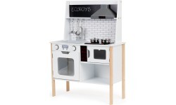 Wooden kitchen for kids + sounds lights ECOTOYS