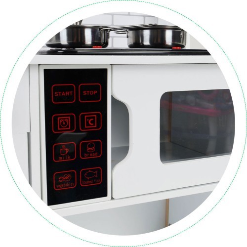 Деревянная кухня для детей со звуками и подсветкой ECOTOYS