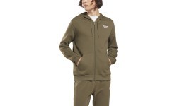 Мужская толстовка с капюшоном Reebok RI Left Chest Logo Green HG4452