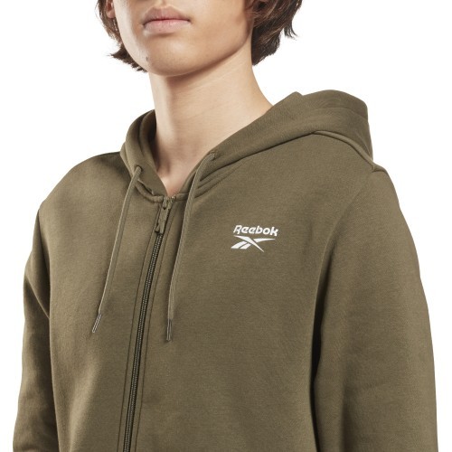 Reebok Men's Hoodie RI Left Chest Logo Green HG4452